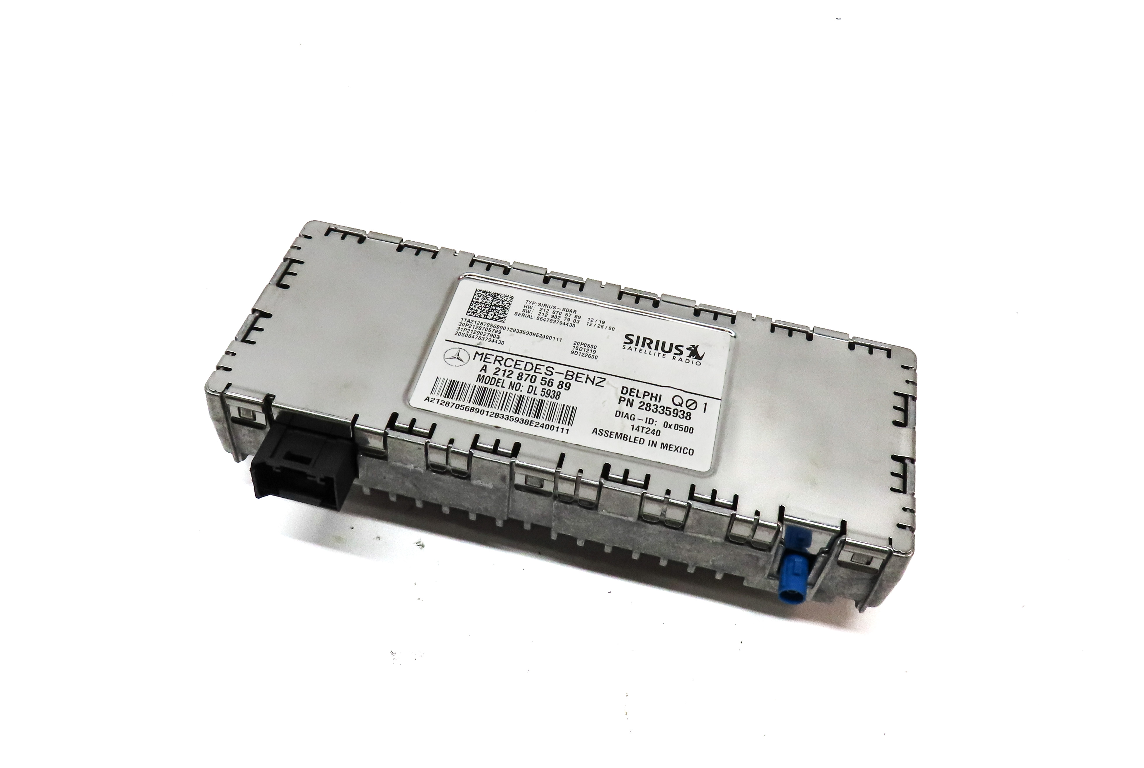 13-20 MERCEDES B CLA E GL GLA GLE (C117 X156 X166) SIRUIS SATELLITE RADIO MODULE — exact item pictured